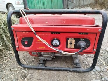 монитор 120: Бензиновый генератор 220 В в трубчатой раме. - Однофазный выход AC — 1