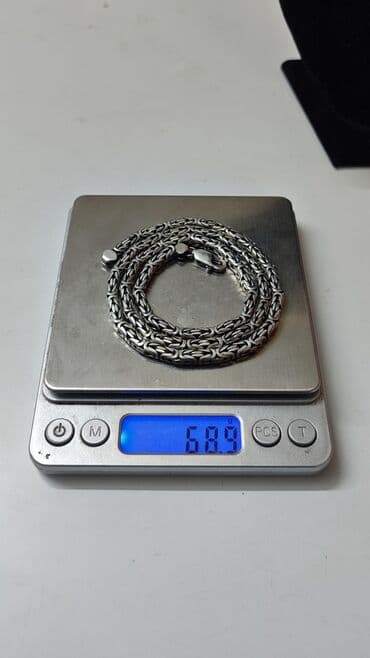 продаю золотую цепочку: Серебряная цепочка с плетением «Византийское». Массивное и прочное — 1