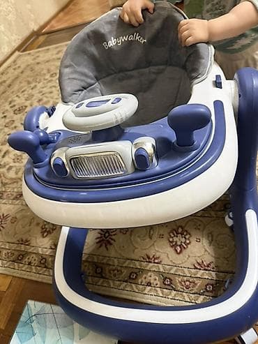 кресло с колесиками: Продаю стульчик для кормление и ходунок! 1) Стульчик для кормления — 3