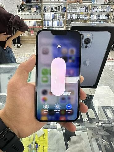 iphone 256: IPhone 13 Pro Max, Б/у, 256 ГБ, Sierra Blue, Коробка, 80 % — 6