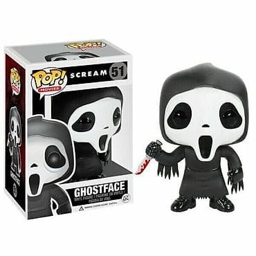 Көркөм өнөр жана коллекциялоо: Фигурка Funko Pop! Movies — Ghost Face (Scream), №51. - Материал — 1