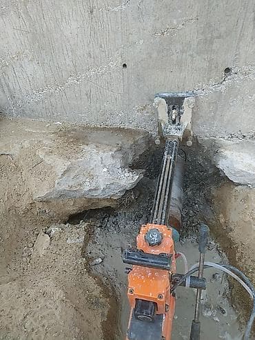 Курулуш жана оңдоо кызматтары: Алмазное бурение/сверление отверстий и проёмов в бетоне и железобетоне — 1