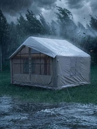 Спорт жана эс алуу: Надувная туристическая палатка Размер: ?210 см - Просторная площадь — 10