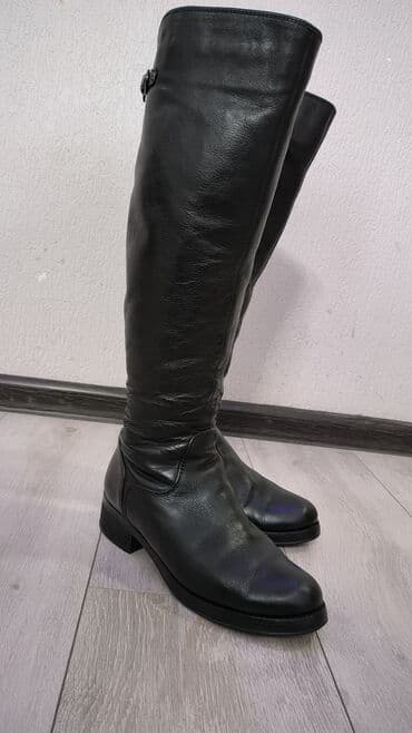 Киреге берилүүчү кийимдер: В идеальном состоянии сапоги кожаная, мех натуральный овчина, зима — 2