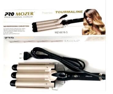 утюг ручной: Плойка Вид плойки: Тройной, Турмалиновое — 1