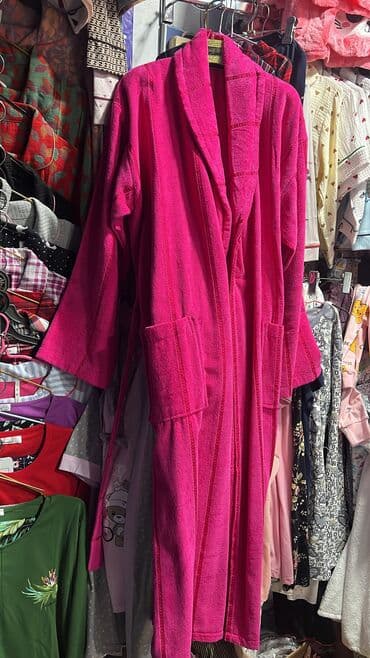 домашние халаты больших размеров: Халат, Махра, Турция — 2