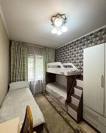 3 3: 3 комнаты, 63 м², Аламедин-1 мкр 105 серия, 1 этаж, Евроремонт — 6