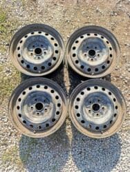 оригинальные штампованные диски опель: Железные Диски R 16 Toyota, Комплект, отверстий - 5, Б/у — 2