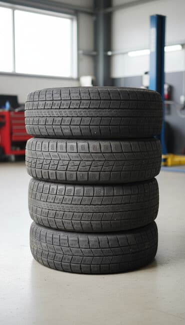 шины 17 размера: Шины 215 / 55 / R 17, Зима, Б/у, Комплект, Легковые, Accelera — 1