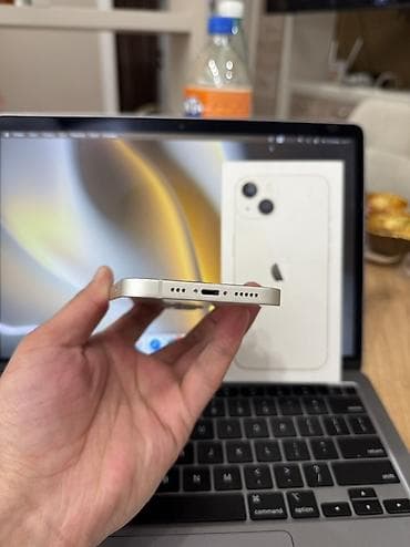 iphone 8 pro: IPhone 13, Б/у, 128 ГБ, Старлайт, Коробка, 76 % — 3