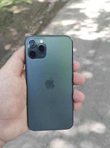 tecno camon 30 pro: IPhone 11 Pro, Б/у, 64 ГБ, Matte Midnight Green, Чехол, 92 % — 1