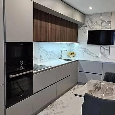 декор для потолка: Кухни на заказ в современном минималистичном стиле - Проектирование — 3