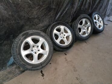тракторные шины: Колеса в сборе 215 / 60 / R 16, Всесезонная, Б/у, Комплект, Легковые, Литые, отверстий - 5 — 3