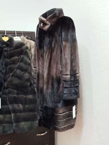 платья из панбархата на шифоне для полных: Шуба, Норка, По колено, Италия, L — 4