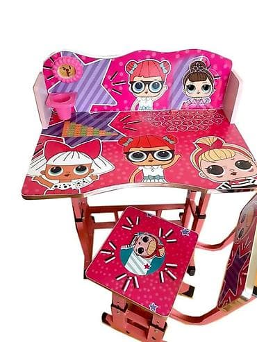 Парты-столы со стулом, для девочек и для мальчиков