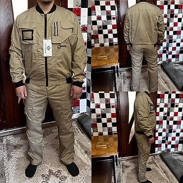 купить комуфляж: Тактический костюм (куртка-бомбер + брюки), цвет хаки/песочный — 1