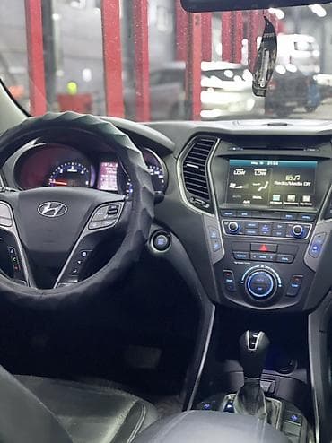 накладка на бампер: Hyundai Santa Fe: 2015 г., 2 л, Автомат, Дизель, Кроссовер — 10