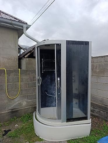 Душевая кабина Полукруглая, Покрытие: Тонированное at lalafo.kg Душевая кабина Полукруглая, Покрытие: Тонированное