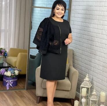 повседневные платья для беременных: Платья. Ткань:Барби+гипюр Размеры: 50/52. 1/2. Доставка по городу — 1