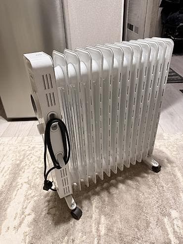 вентилятор охлаждения радиатора: Масляный обогреватель Кол-во секций: 10 и более — 2