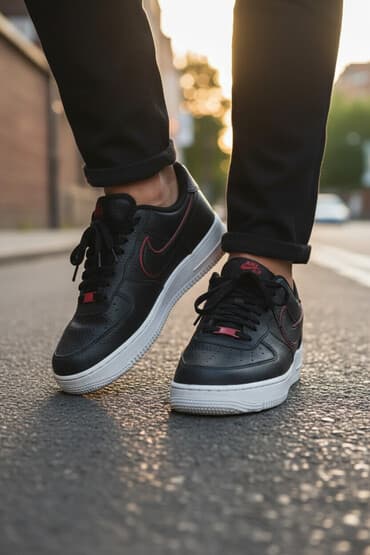 Мужские кроссовки, 41, Nike, Б/у, цвет - Черный, Платная доставка, Самовывоз