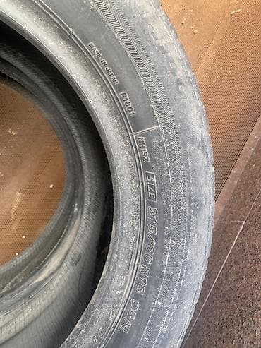 lexus lx 300: Летние шины 215/60 R16 95H, комплект из 4 шт. Состояние 9 из 10 — 2