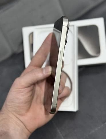 ipone 15: IPhone 15 Pro, Б/у, 256 ГБ, White Titanium, Кабель, 92 % — 4