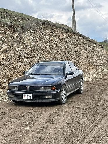 Унаа: Mitsubishi Sigma: 1992 г., 3 л, Кол менен иштөөчү, Бензин, Седан — 6
