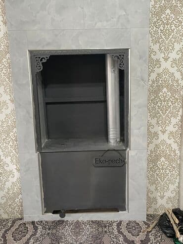 кухнй гарнитур: ЭКО печ между комнатная печка длительного горения прозводва Кыргызстан — 19