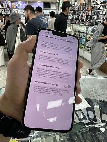 mi 12: IPhone 13 Pro Max, Б/у, 256 ГБ, Графит, Защитное стекло, Чехол, 96 % — 6