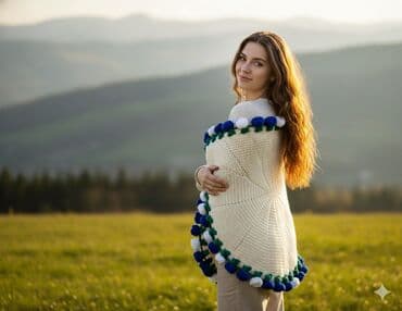 букет пионы: Вязаный плед «букет» в декоративной коробке-кашпо. - Состав: ручная — 4