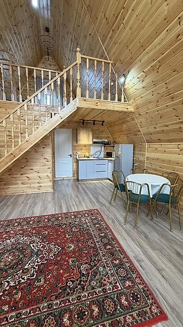 bishkek park residence: Иссык-Куль Аренда уютного деревянного домика с мансардой и современной — 2