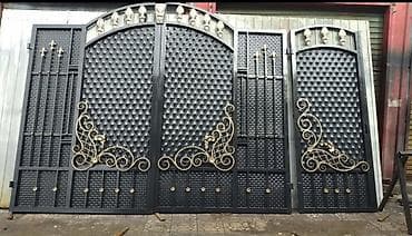 Металлические распашные ворота под заказ - Тип: уличные распашные — 6