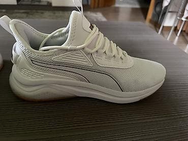 puma кеды: Кроссовки, 39, Puma, Новый, цвет - Белый, Самовывоз — 4