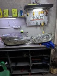 реставрация стекла фары: Реставрация автосалона — 1