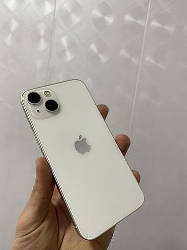 iphone 14 plus: IPhone 13, Б/у, 128 ГБ, Белый, 81 % — 1