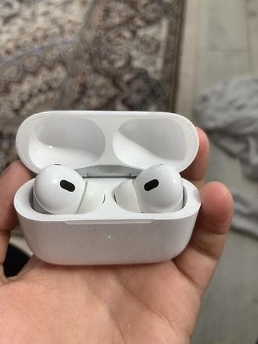 ipone air: Беспроводные вакуумные наушники, Apple, AirPods Pro, Б/у — 2