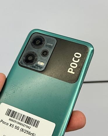ego pad e63: Poco X5 5G, Б/у, 256 ГБ, цвет - Зеленый, В рассрочку, 2 SIM — 5