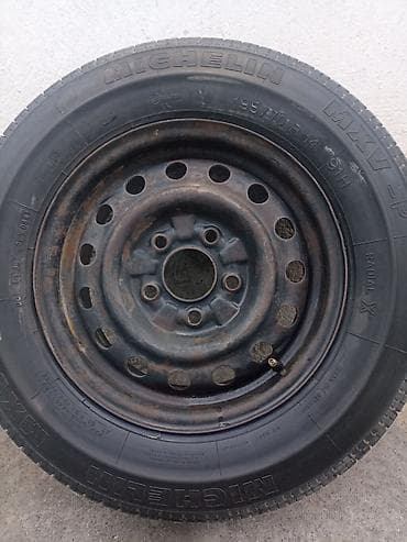 диска балон 14: Колеса в сборе 195 / 70 / R 14, Запаска, Железные — 1