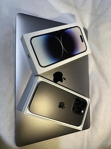 redmi note 9 s: IPhone 14 Pro, 256 ГБ, Space Gray, Чехол, Кабель, Коробка, 80 % — 1