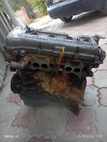 Автозапчасти: Бензиновый мотор Nissan 1998 г., 1.6 л, Б/у, Оригинал, Япония — 2