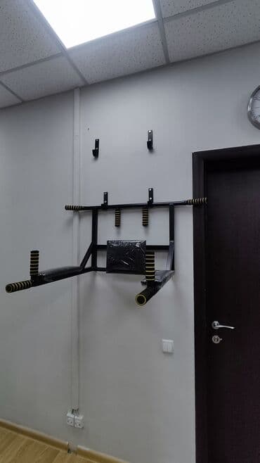 брусья и турник для дома: Турник, 3 в 1, Настенный, Новый, Платная доставка, Самовывоз — 1