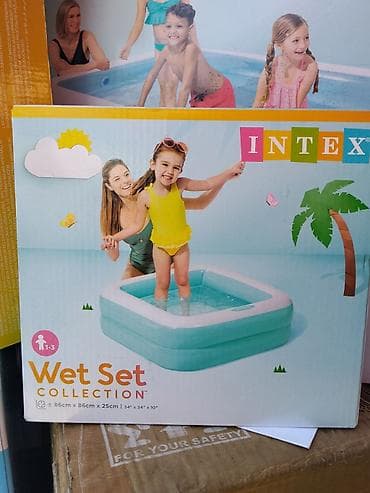 Надувной детский бассейн Intex Wet Set Collection. - Форма lalafo.kg да Надувной детский бассейн Intex Wet Set Collection. - Форма