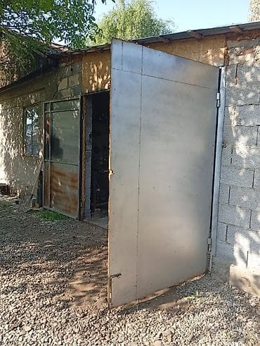 ворота распашные: Металлические распашные ворота для гаража/хозяйственной постройки — 2