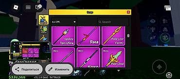 Игровой аккаунт Roblox: Blox Fruits (v3.11.6, Sea 3) Основные — 2