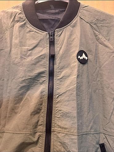 helly hansen: Бомбер легкий, мужской, размер M. - Цвет: оливково‑зеленый с черными — 2