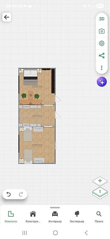 2х комнатная квартира: Дизайн | Квартиры — 1