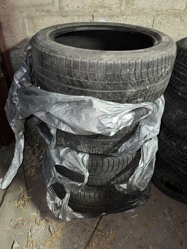 мишлен шины: Шины 245 / 45 / R 19, Зима, Б/у, Комплект, Легковые, Франция, Michelin — 1