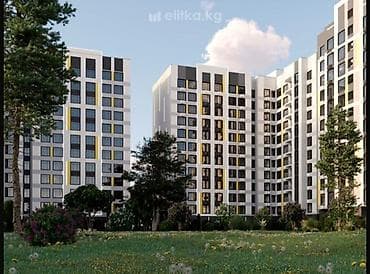 продаю квартиру район пишпек: 3 комнаты, 133 м², Элитка, Готовая ПСО (под самоотделку) — 1