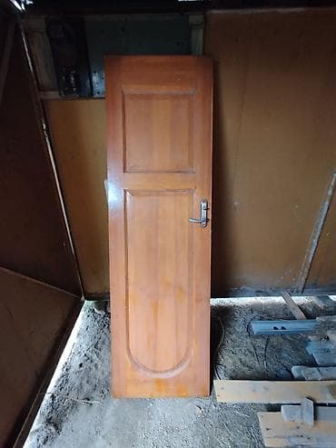 мебель из дерева: Межкомнатная дверь, Б/у, Глухие, Деревянная — 3